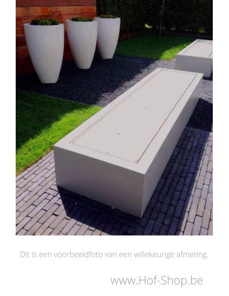 Watertafel 500 x 100 x 40 cm - watertafel Adezz aluminium