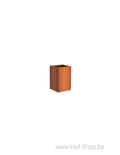 Carrez 50 x 50 x 80 cm - Jardinière en acier Corten