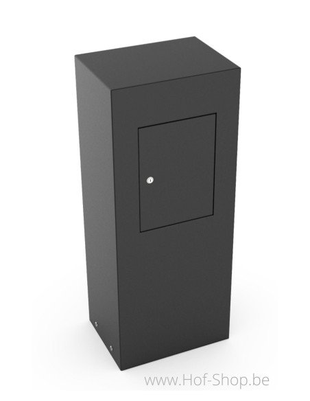 Litru - brievenbus zwart