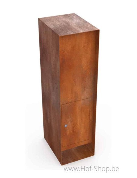 Pakun - Geroba boîte à colis en acier corten