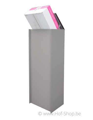 Dropbox Small RAL 9007 - pakketbus aluminium