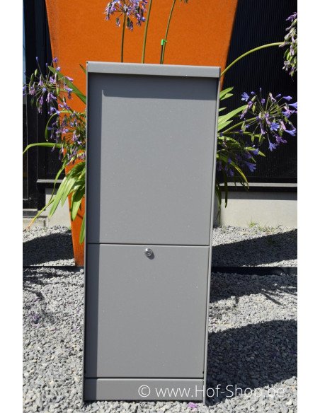 Dropbox Small RAL 9007 Back Door - eSafe boîte à colis aluminium