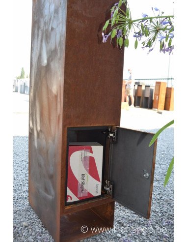 Pakun - Geroba boîte à colis en acier corten