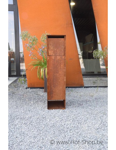 Pakun - Geroba boîte à colis en acier corten