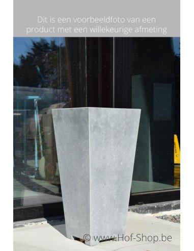 Cone Modern 40 x 27 x 42 cm - Jardinière en pierre bleue