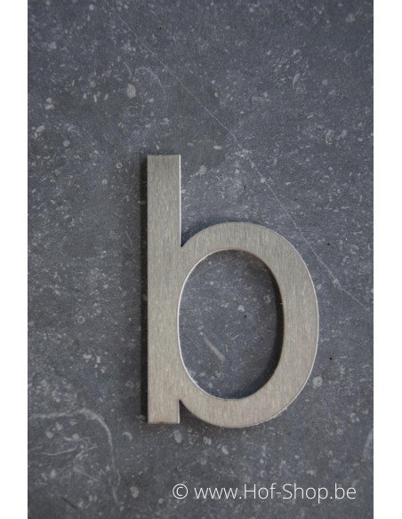 Lettre b - acier inoxydable de 10 cm de haut (Ari)