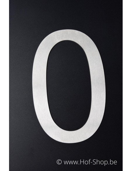 Numéro 0 - acier inoxydable de 30 cm de haut (Ari) - Fin de série