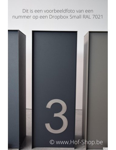 Numéro 0 - acier inoxydable de 30 cm de haut (Ari) - Fin de série