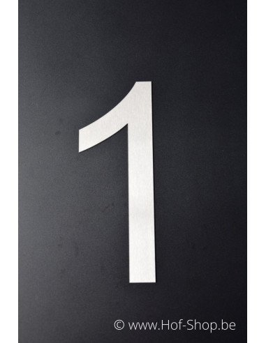 Numéro 1 - acier inoxydable de 30 cm de haut (Ari) - Fin de série