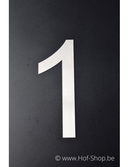 Numéro 1 - acier inoxydable de 30 cm de haut (Ari) - Fin de série
