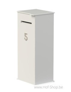 Case RAL 9016 - boîte à colis Adezz aluminium