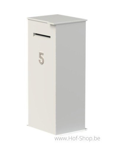 Case RAL 9016 - boîte à colis Adezz aluminium