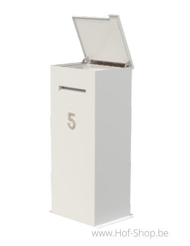 Case RAL 9016 - boîte à colis Adezz aluminium