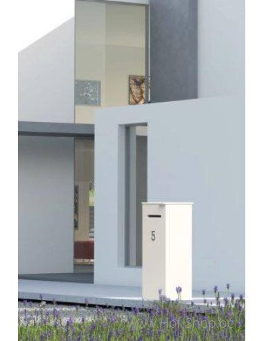 Case RAL 9016 - boîte à colis Adezz aluminium