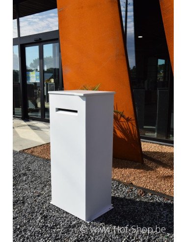 Case RAL 9016 - boîte à colis Adezz aluminium