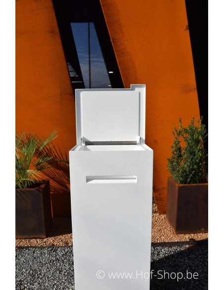 Case RAL 9016 - boîte à colis Adezz aluminium