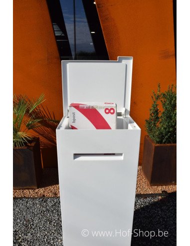 Case RAL 9016 - boîte à colis Adezz aluminium