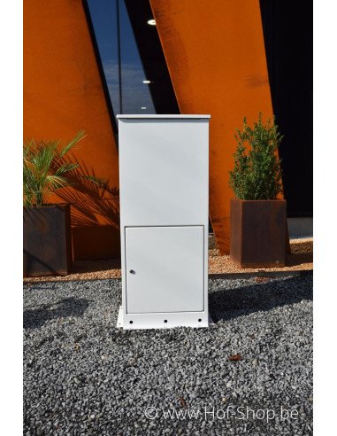 Case RAL 9016 - boîte à colis Adezz aluminium