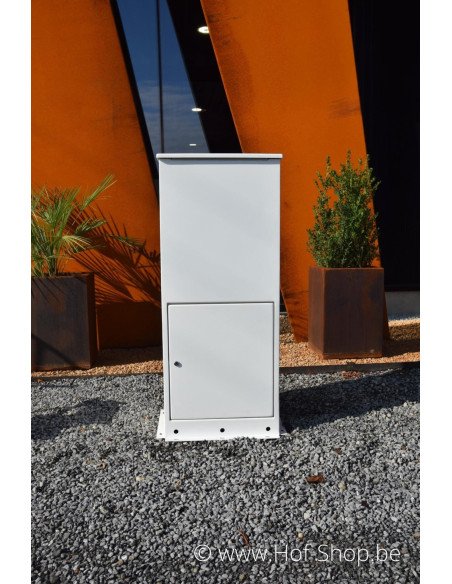 Case RAL 9016 - boîte à colis Adezz aluminium