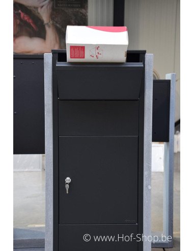 Hannover Modèle 1 gris-noir - boîte à colis en pierre bleue