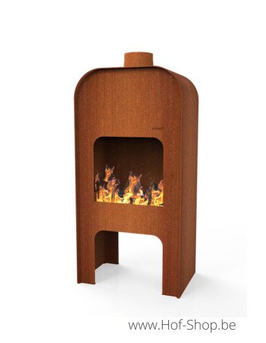 GAP Large - Cheminée en acier corten (la dernière pièce)