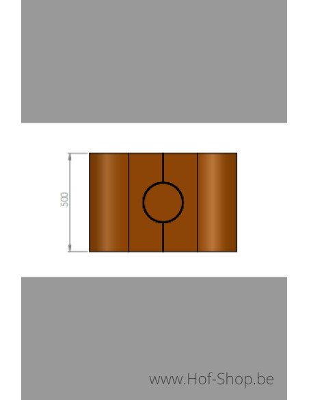 GAP Medium - Cheminée en acier corten (la dernière pièce)