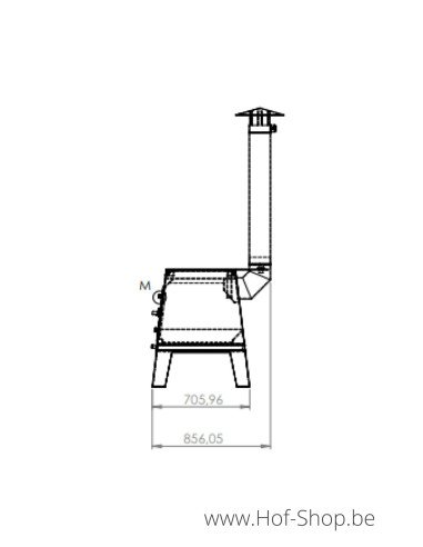 Damm - Forno Cooking en acier corten