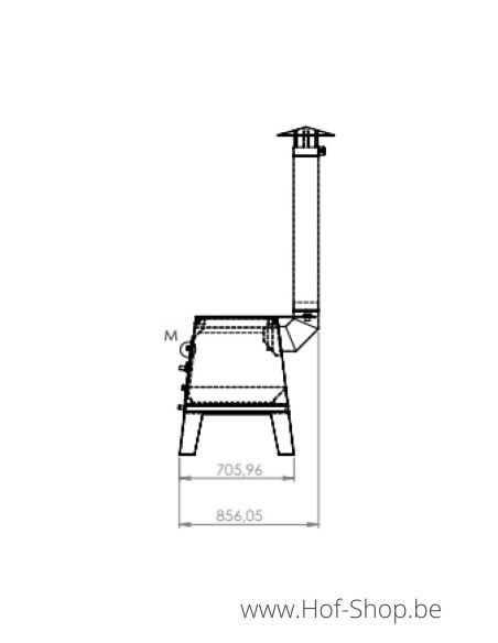 Damm - Forno Cooking en acier corten