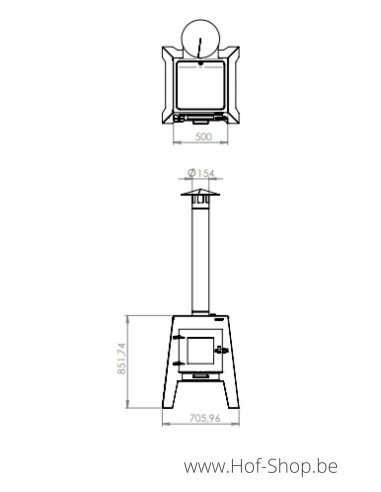 Damm - Forno Cooking en acier corten