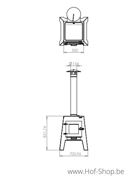 Damm - Forno Cooking en acier corten