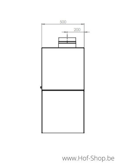 Enok - tuinhaard in cortenstaal