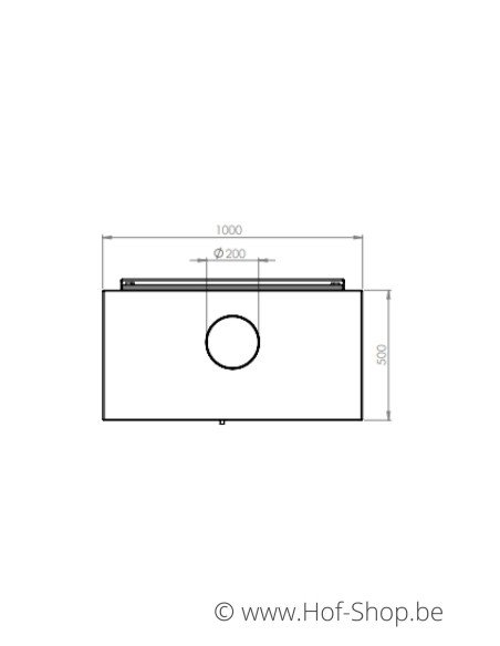 Enok wandmodel - tuinhaard in cortenstaal
