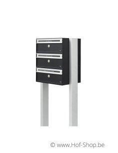 PC2-3 avec support - Allux Boîte aux lettres pour immeuble