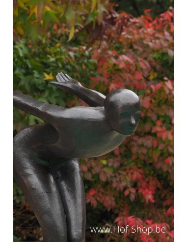 Nageur Frederick - statue en bronze (AN1348BR-B)