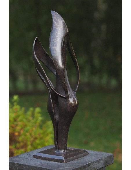 Modern Liefdespaar - bronzen beeld