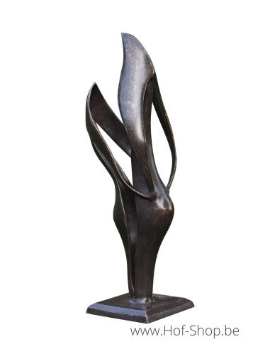 Couple d'amoureux moderne - Sculpture en bronze (AN2235BR-BI)