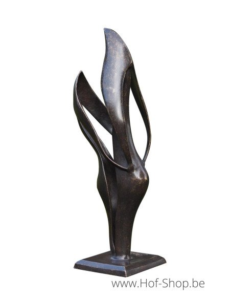 Couple d'amoureux moderne - Sculpture en bronze (AN2235BR-BI)