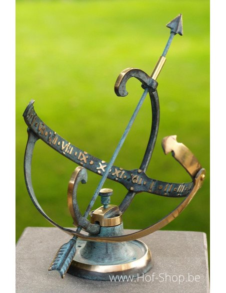 Cadran solaire (petit) - statue en bronze (GA0001BR-V)