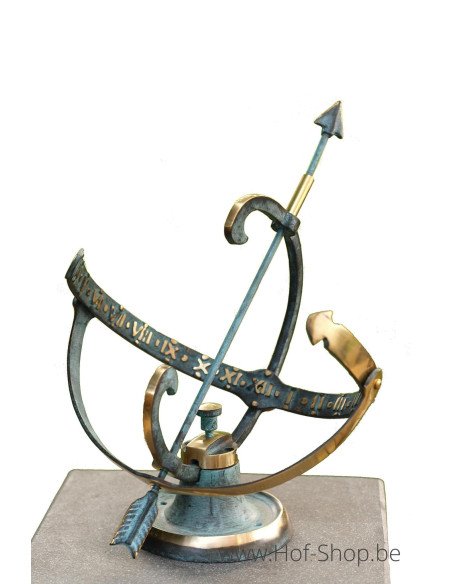 Cadran solaire (petit) - statue en bronze (GA0001BR-V)