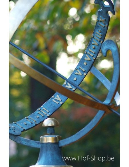 Cadran solaire (grand) - statue en bronze (GA0028BR-V)