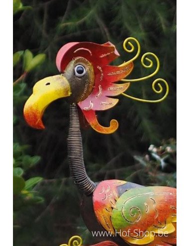 Flamingo dark medium - figurine en métal (MD16091)