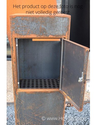 Ivar - boîte aux lettres en acier corten Adezz