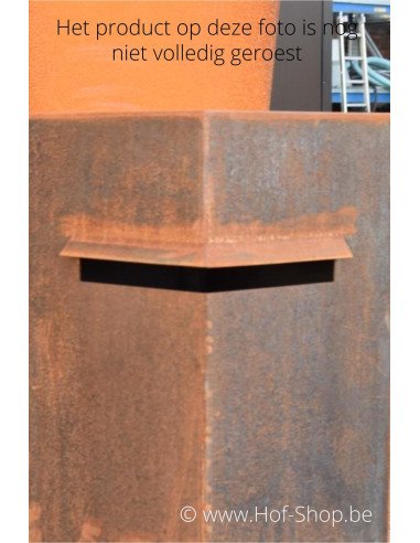 Ivar - boîte aux lettres en acier corten Adezz