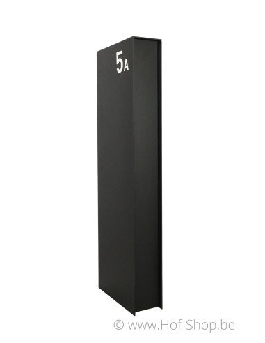 Lettre C - blanc aluminium 5 cm de haute (Numéro de maison Albo)