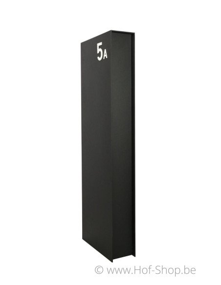 Lettre C - blanc aluminium 5 cm de haute (Numéro de maison Albo)