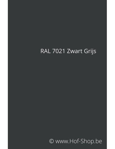 Archi Mini RAL 7021 - brievenbus aluminium