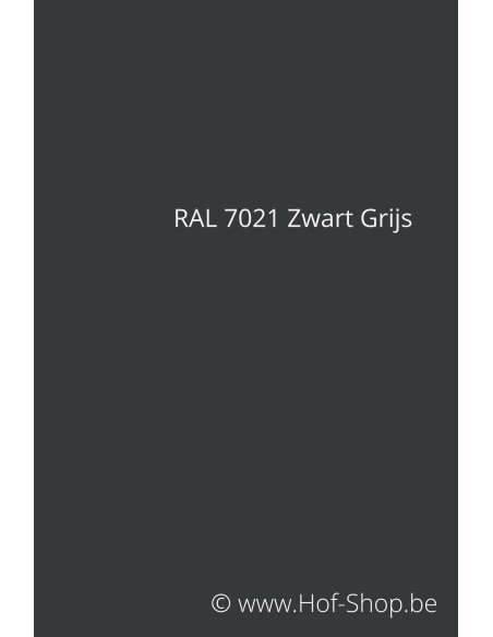 Archi Mini RAL 7021 - brievenbus aluminium