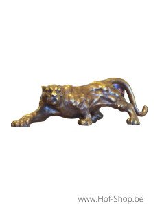 Jaguar - statue en bronze (AN0215BRW-BS)
