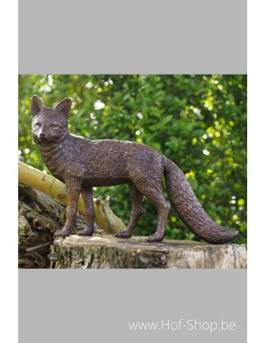 Renard - statue en bronze (B1330)