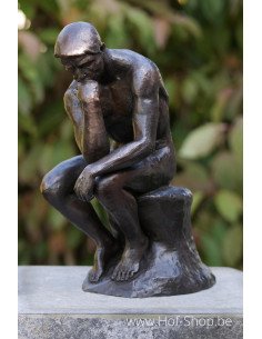 Denker van Rodin 29 cm - bronzen beeld (AN1316BR-B)
